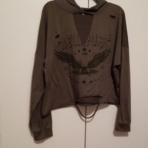 Crop Chop Hoodie